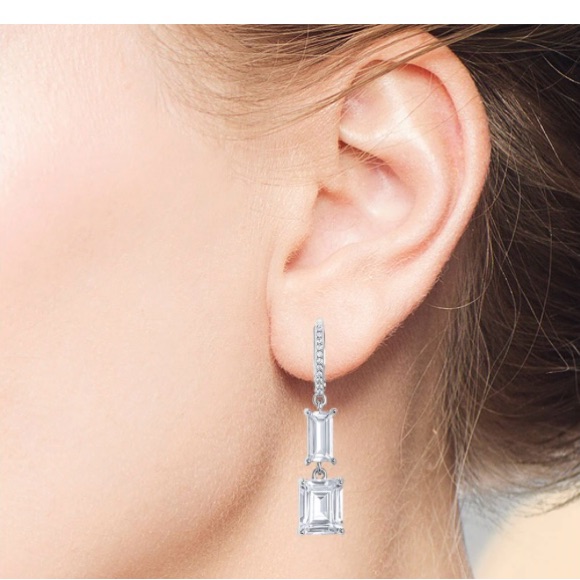 Elegant Silver Drop Earrings